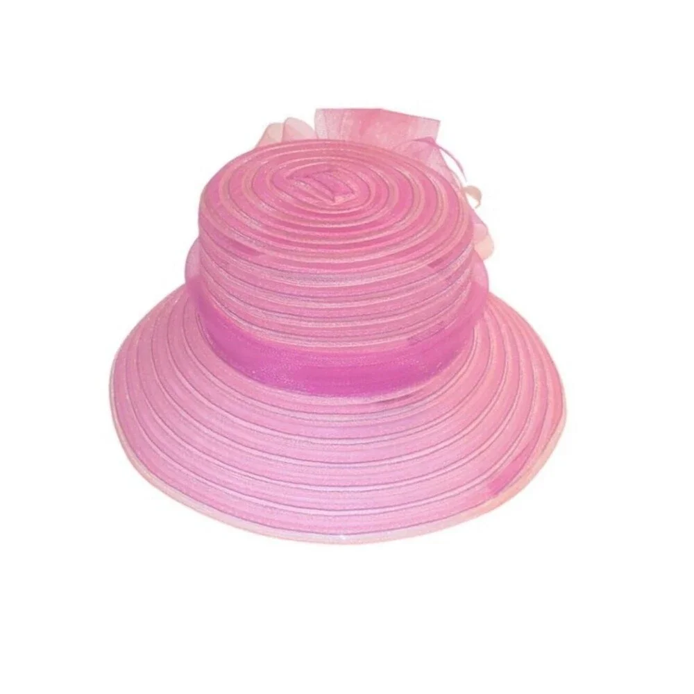 Pink Wide Brim Women's Hat.
